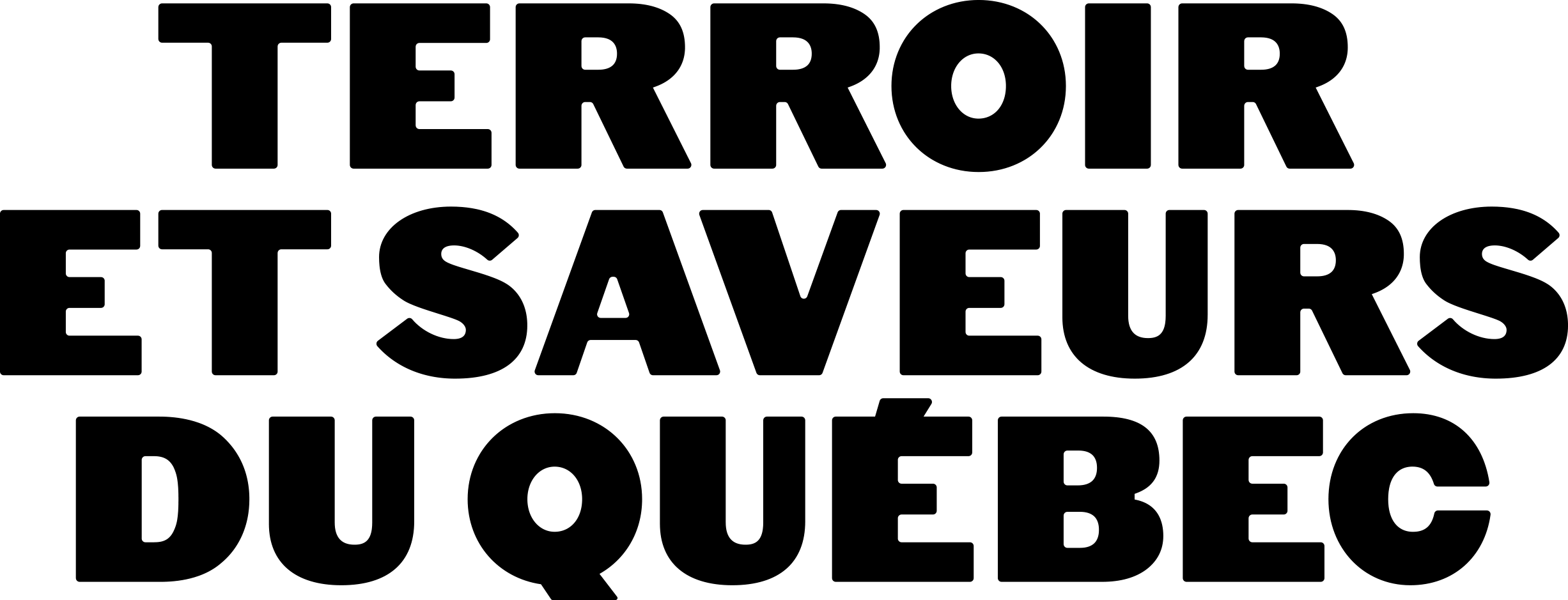 Terroir et saveurs du Québec logo