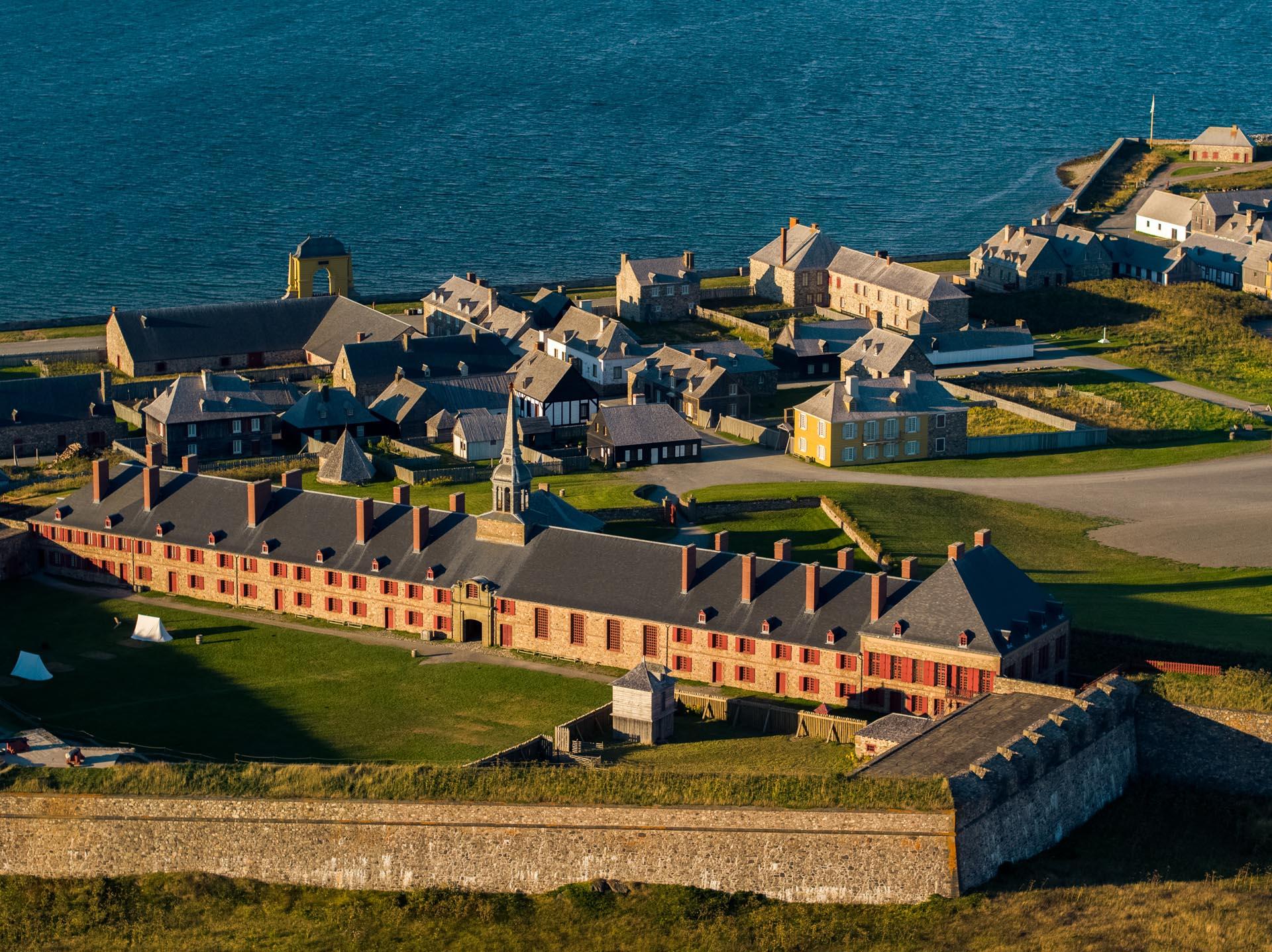 Aerial Viewof Fortressof Louisbourg